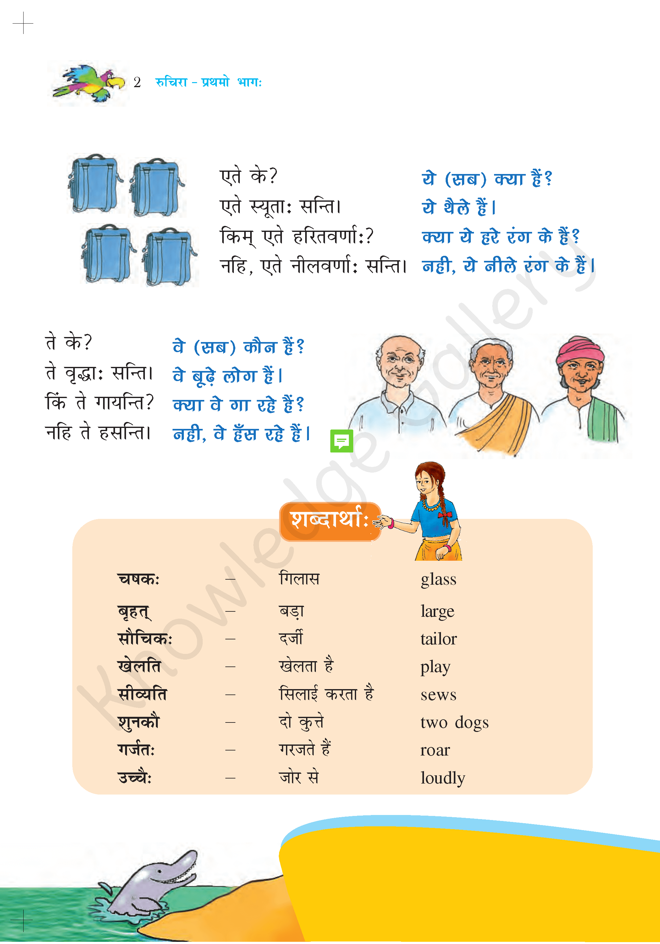 NCERT Solution For Class 6 Sanskrit Chapter 1 part 2