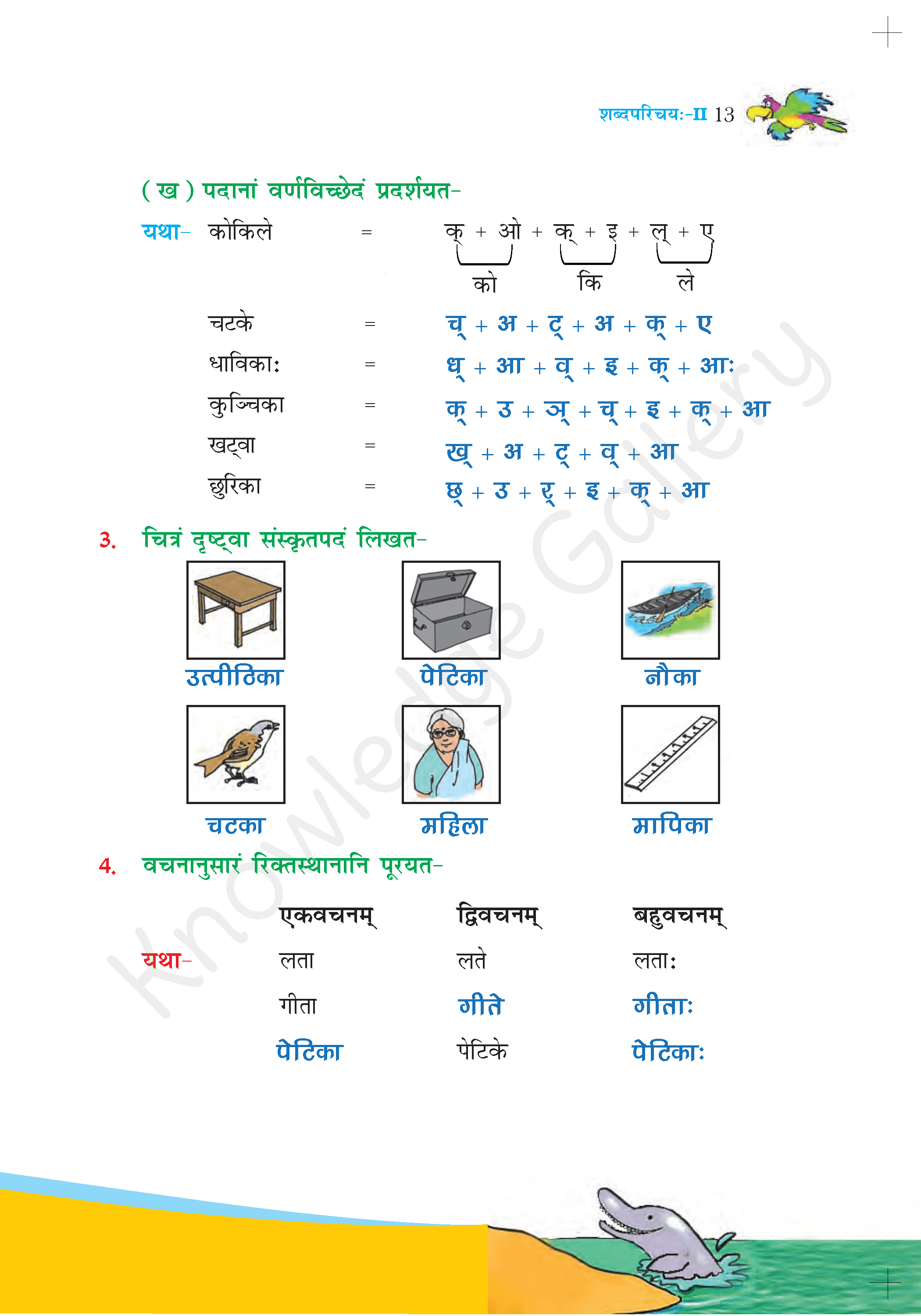 NCERT Solution For Class 6 Sanskrit Chapter 2 part 5