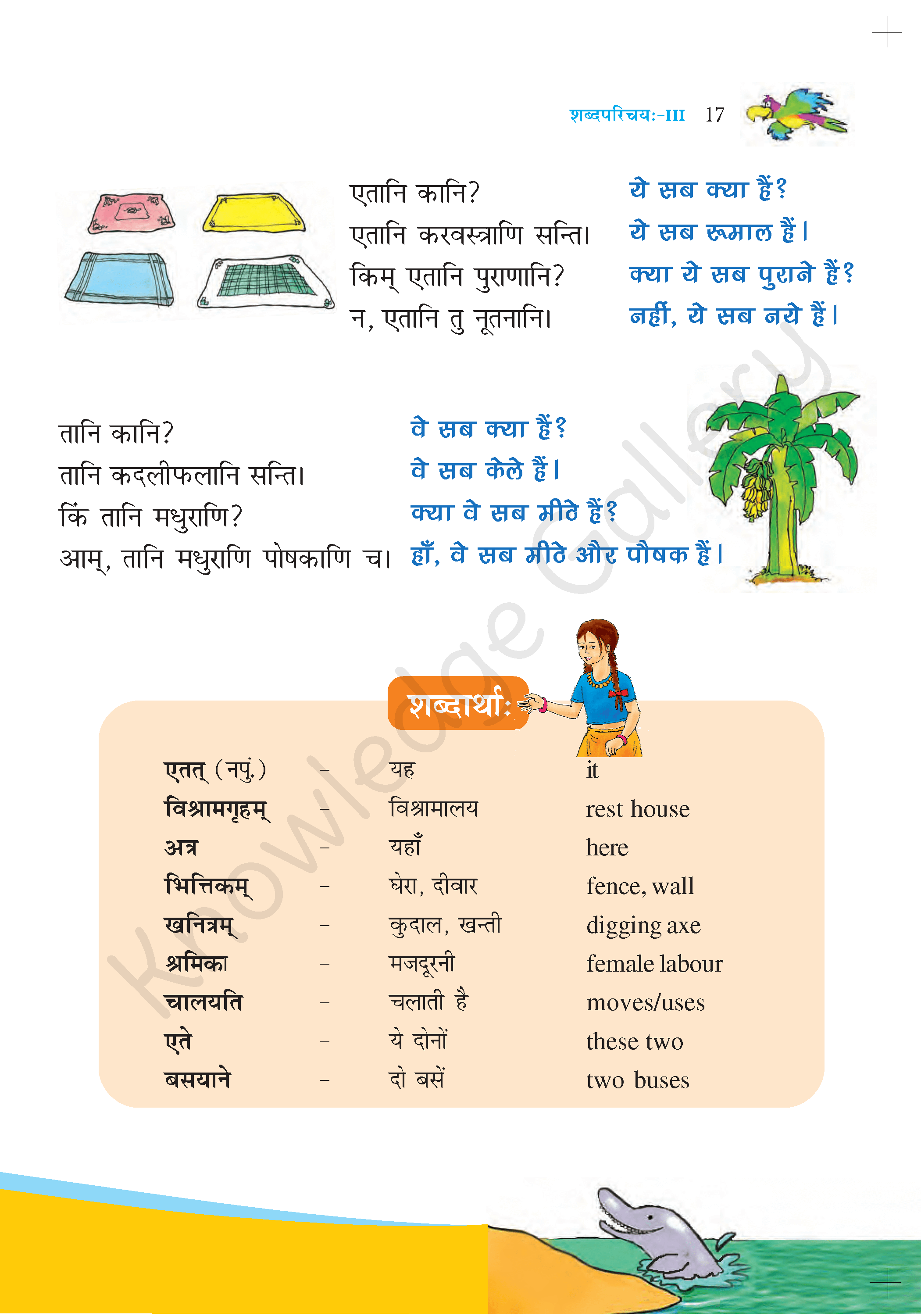 NCERT Solutions For Class 6 Sanskrit Chapter 3 III