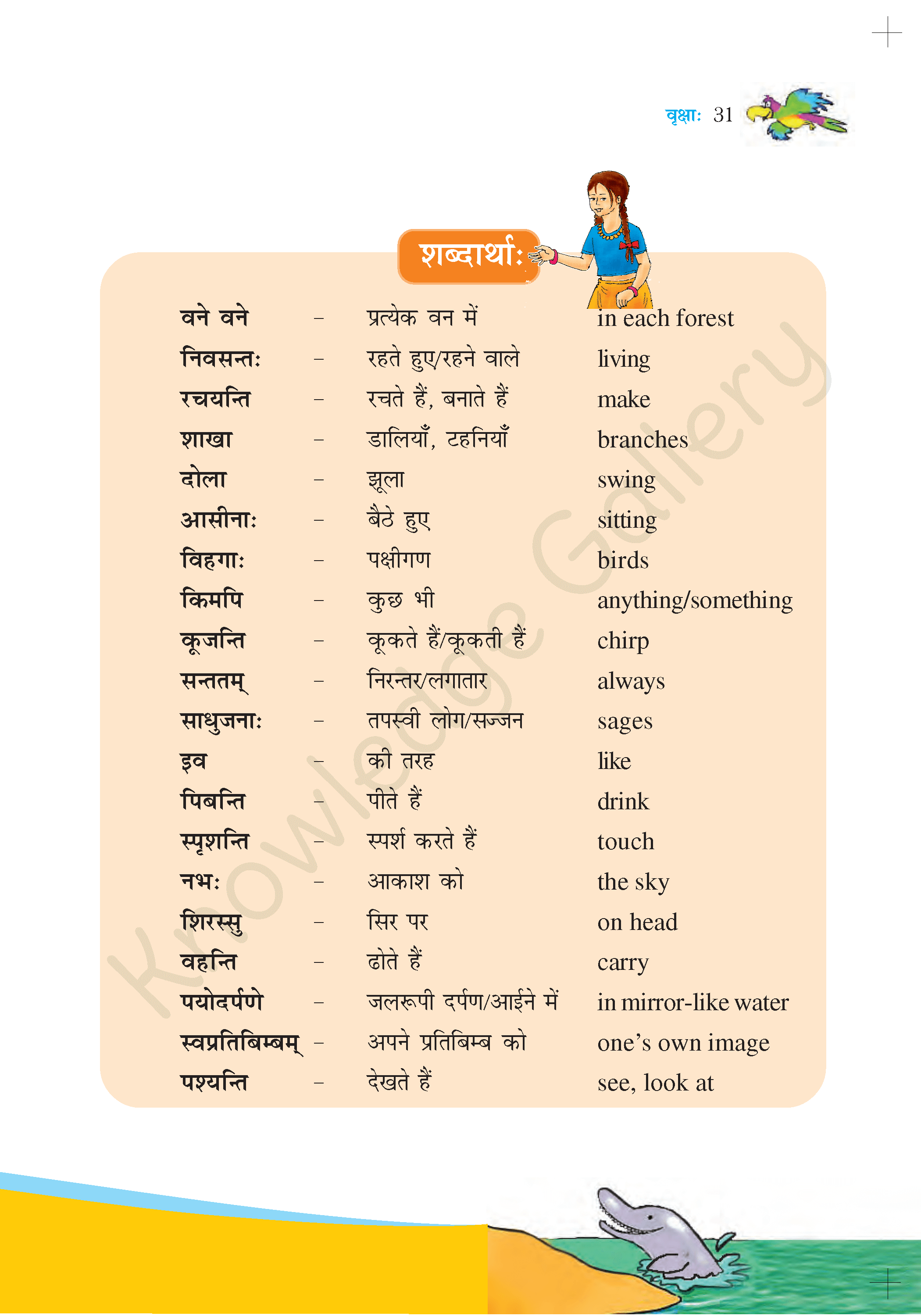NCERT Solution For Class 6 Sanskrit Chapter 5 part 3