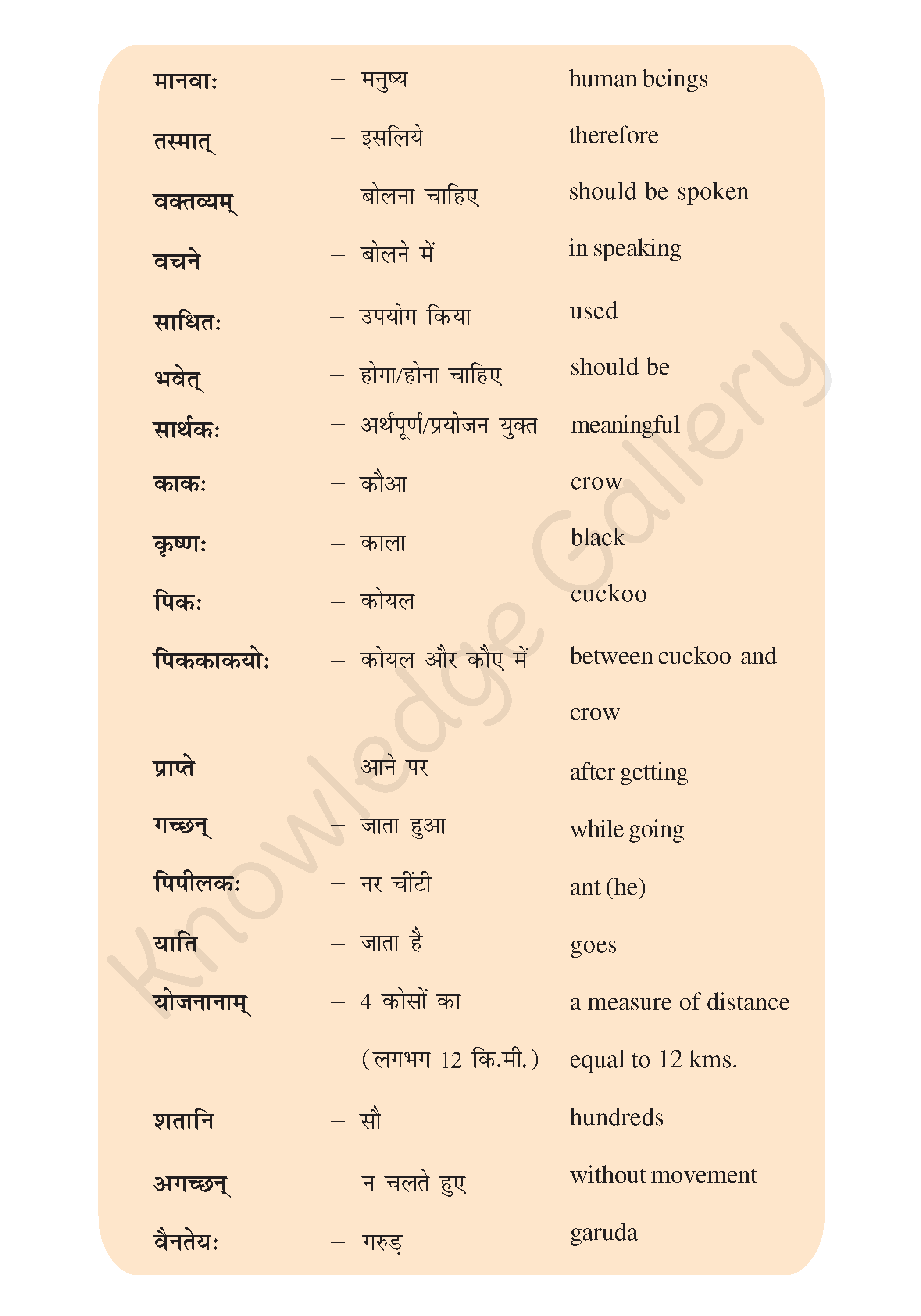 NCERT Solution For Class 6 Sanskrit Chapter 8 part 3