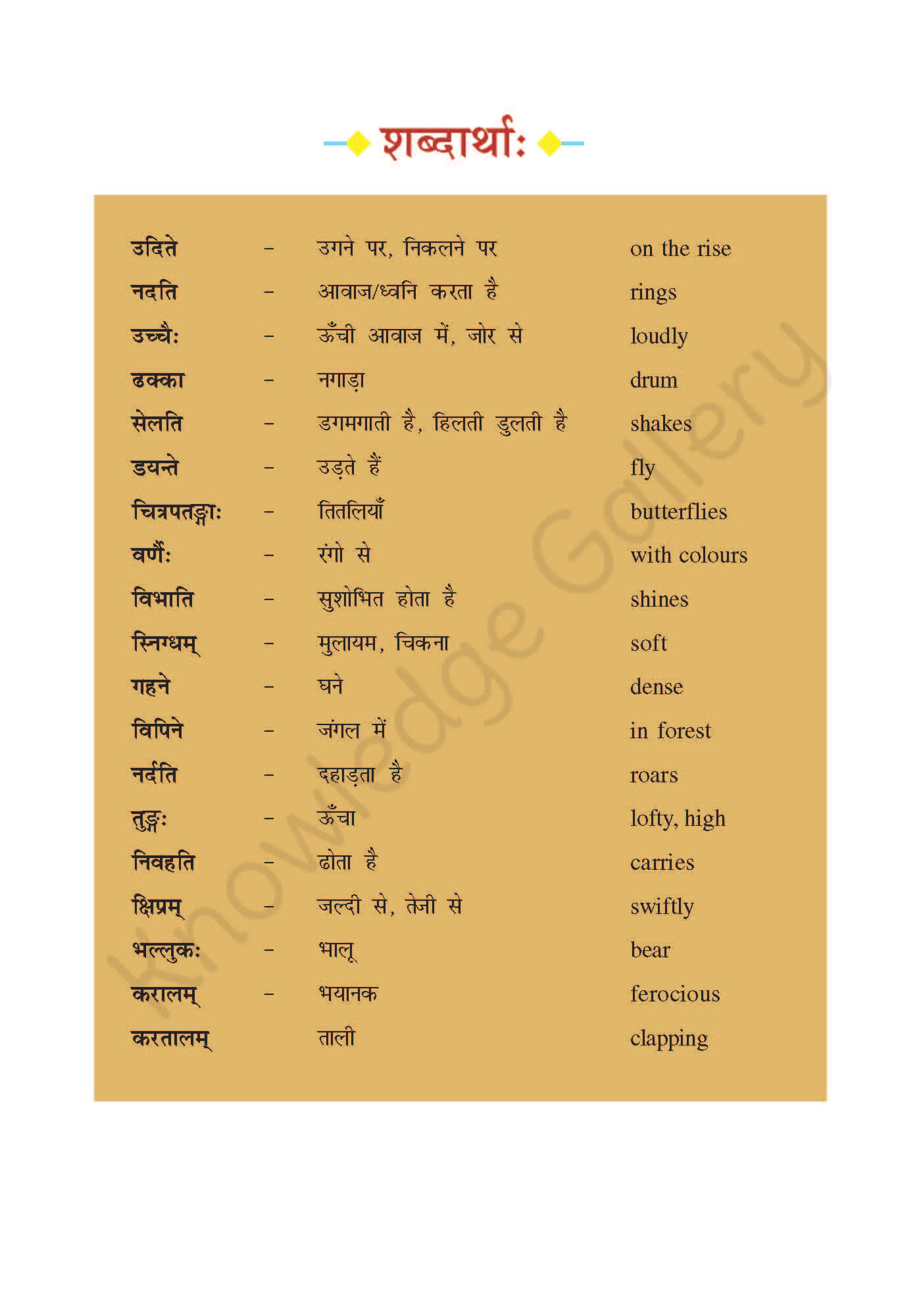 NCERT Solution For Class 7 Sanskrit Chapter 13 part 3