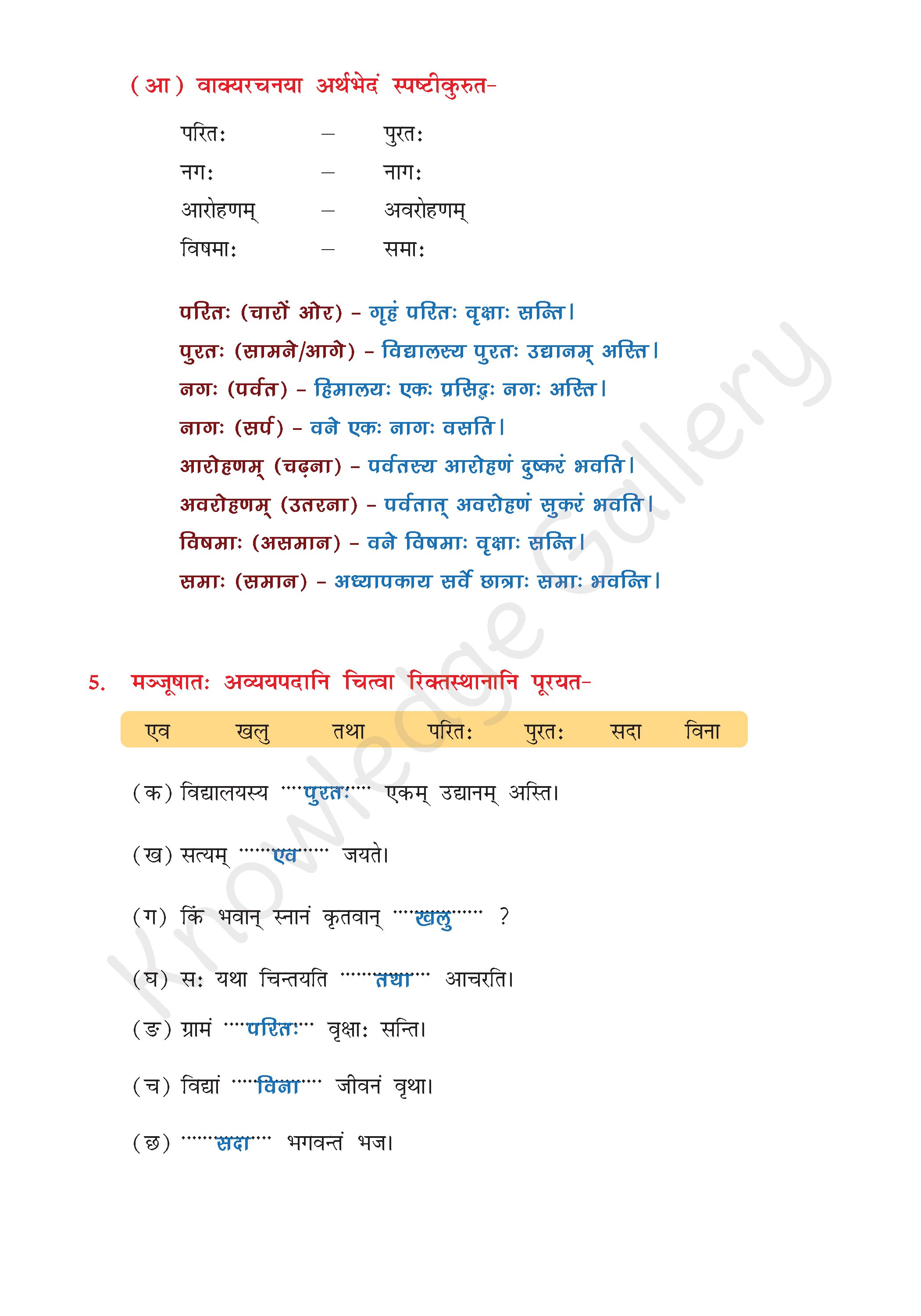 NCERT Solution For Class 8 Sanskrit Chapter 4 part 4
