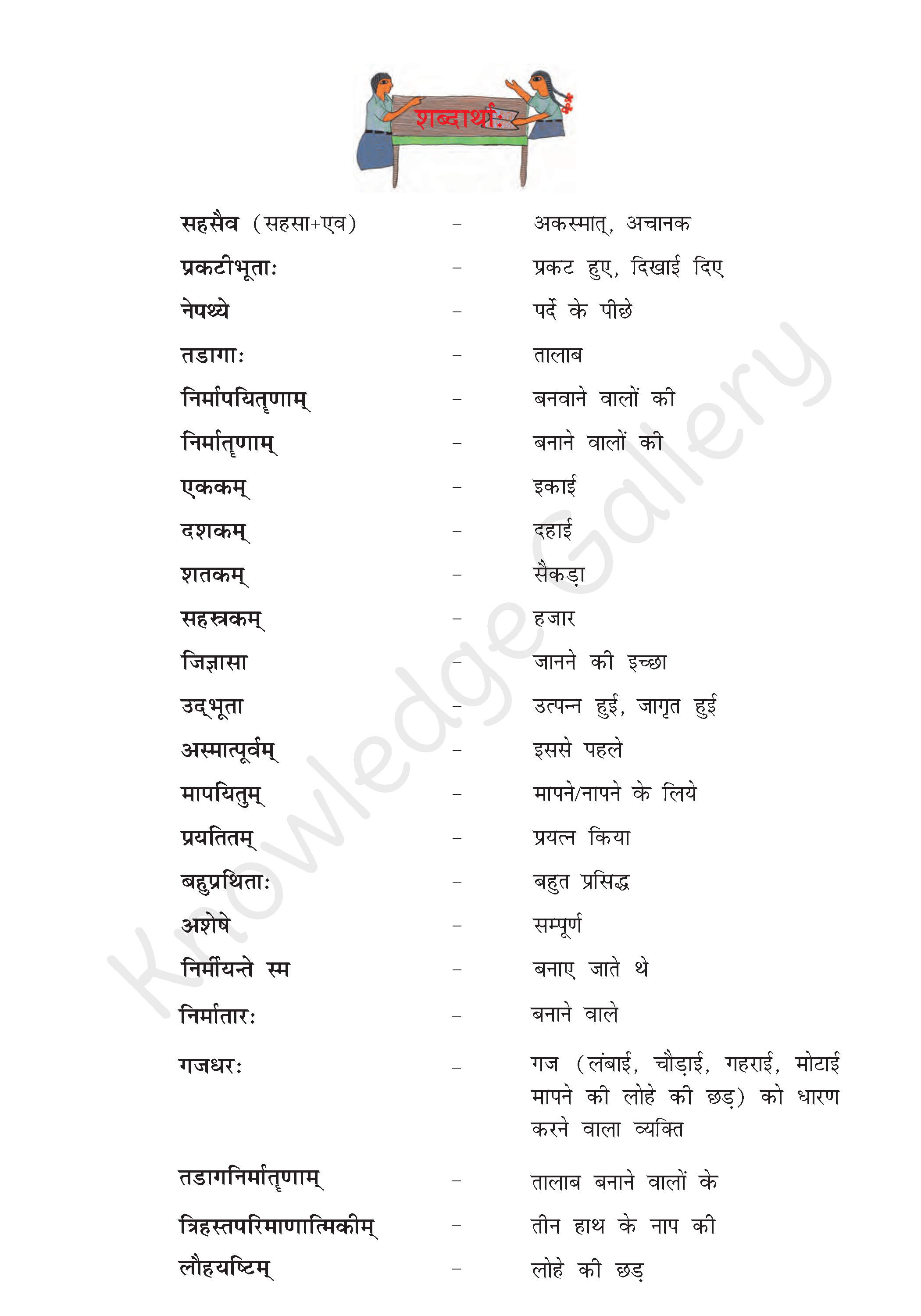 NCERT Solution For Class 8 Sanskrit Chapter 8 part 3