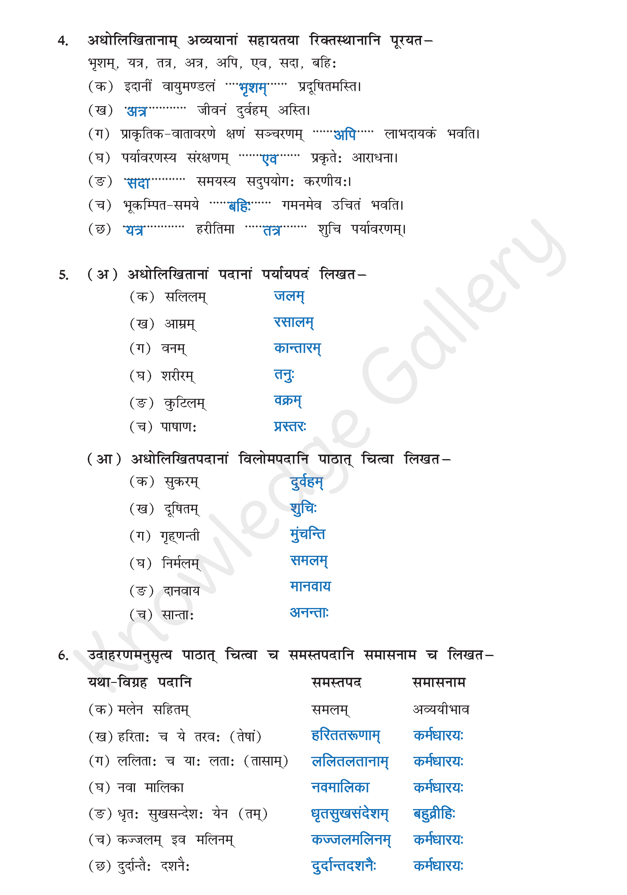 Class 10 Sanskrit Chapter 1 part 6