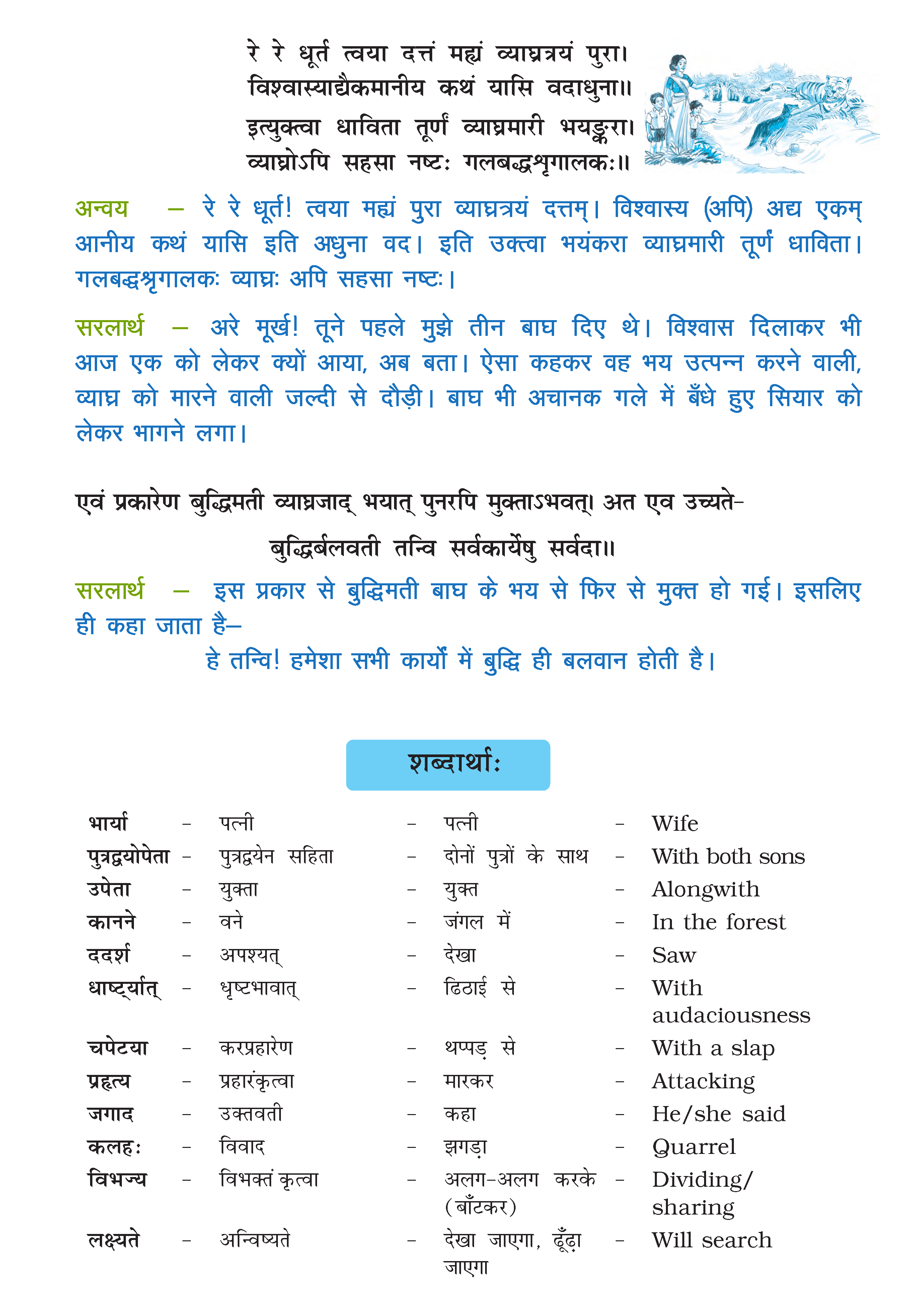 Class 10 Sanskrit Chapter 2 part 3