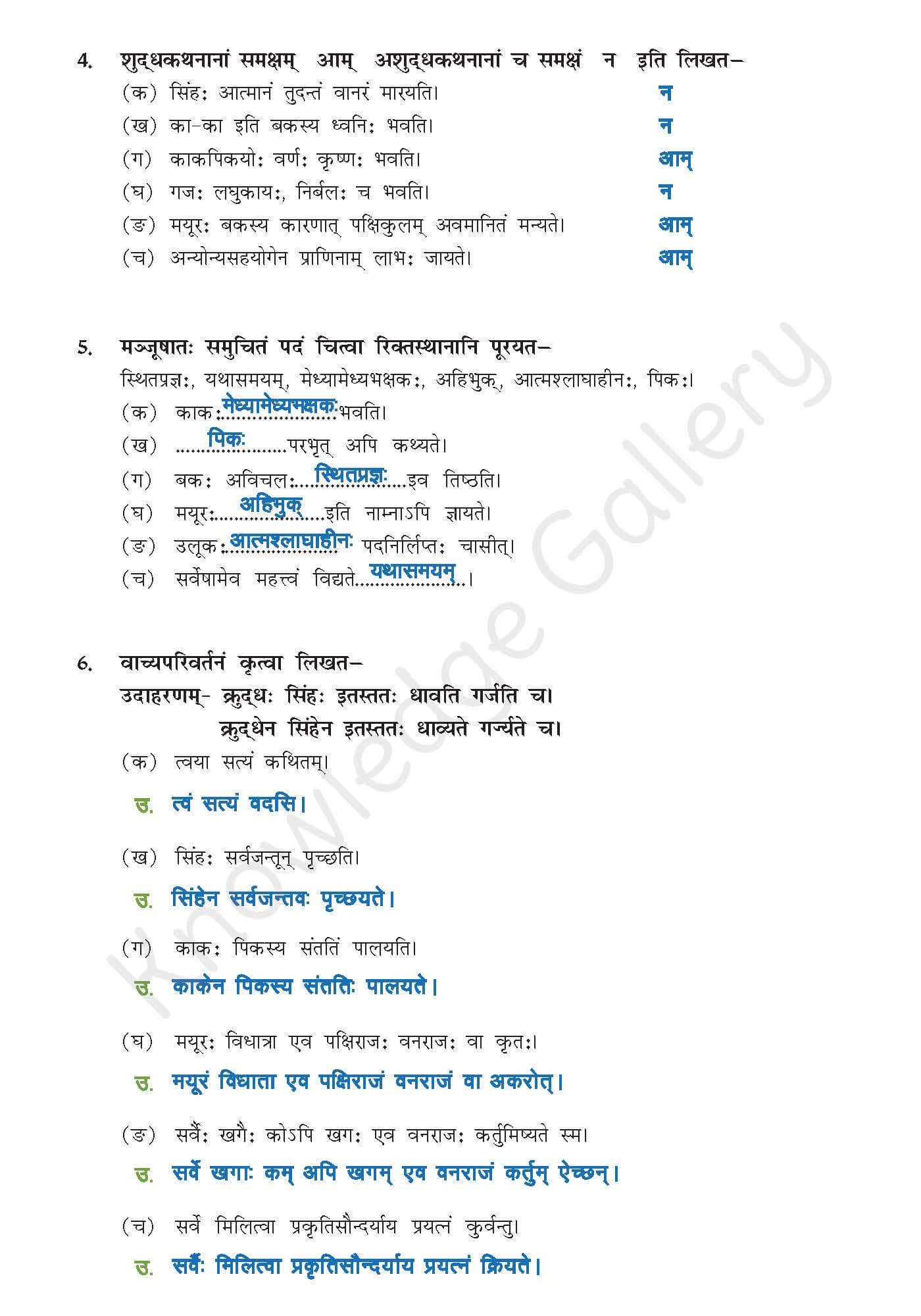 Class 10 Sanskrit Chapter 6 part 12